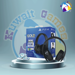 gold wireless headset